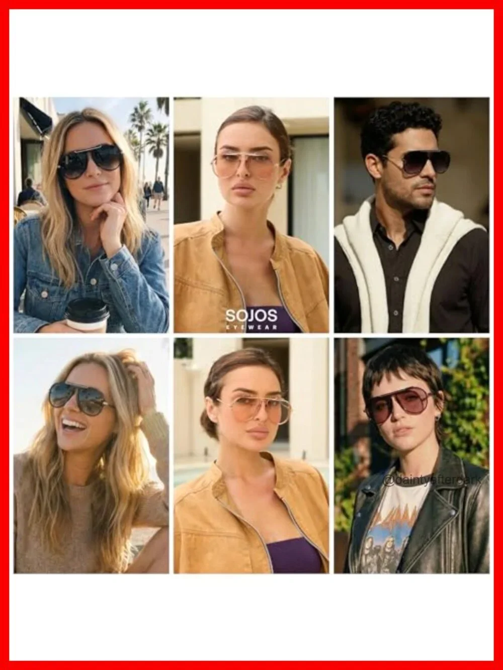 Retro Oversized Aviator Sunglasses for Women Men Square UV400 Protection